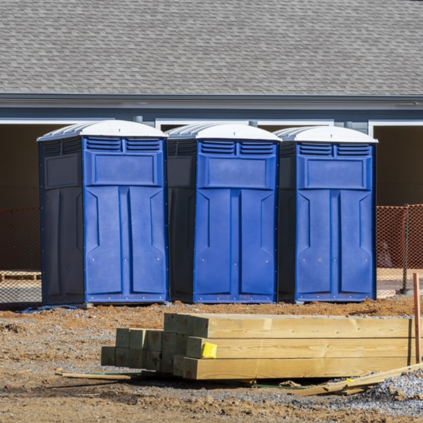 how can i report damages or issues with the porta potties during my rental period in Wrightsville Beach